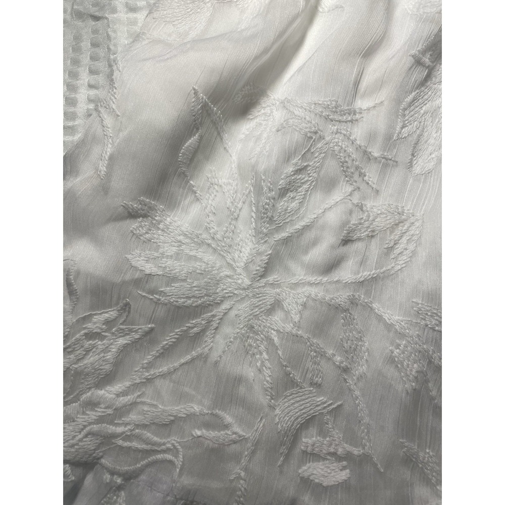 NWT White House Black Market WHBM Halter Sleeveless Dress White, Lined Size M - Picture 11 of 11